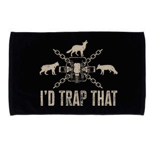 Trapping I'd Trap That Trap Hunting  Microfiber Hand Towel