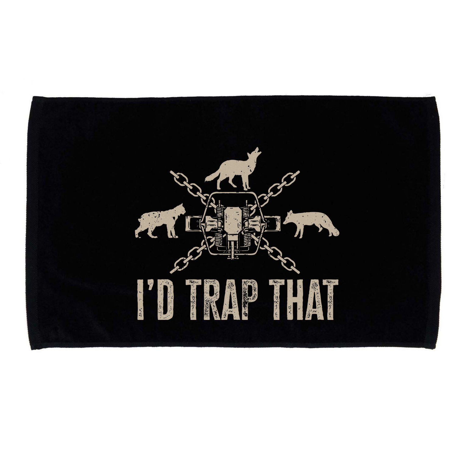 Trapping I'd Trap That Trap Hunting  Microfiber Hand Towel