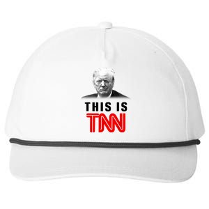 This Is TNN Funny Trump This Is TNN Snapback Five-Panel Rope Hat