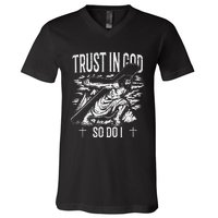 Trust In The Lord Christian Followers of Christ V-Neck T-Shirt