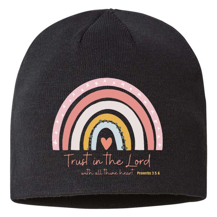 Trust In The Lord Christian Followers of Christ Sustainable Beanie