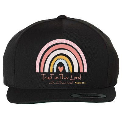 Trust In The Lord Christian Followers of Christ Wool Snapback Cap