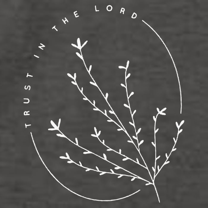 Trust in the Lord Flower Nature Lover Jesus Christ Christian Vector Backpack
