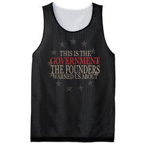 This Is The Government The Founders Warnes Us About Mesh Reversible Basketball Jersey Tank