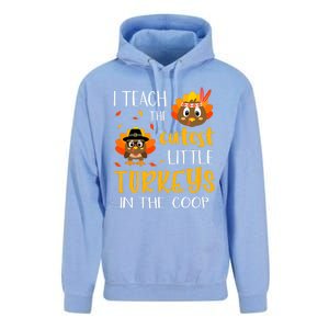 Thanksgiving I Teach The Cutest Turkeys In The Coop Unisex Surf Hoodie