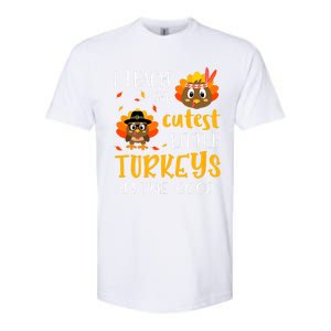 Thanksgiving I Teach The Cutest Turkeys In The Coop Softstyle CVC T-Shirt