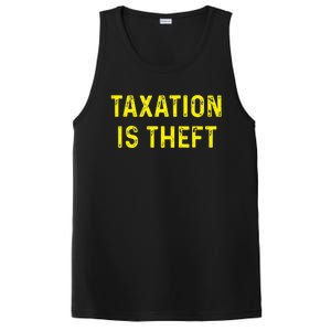 Taxation Is Theft Libertarian Voluntaryist Ancap Liberty PosiCharge Competitor Tank