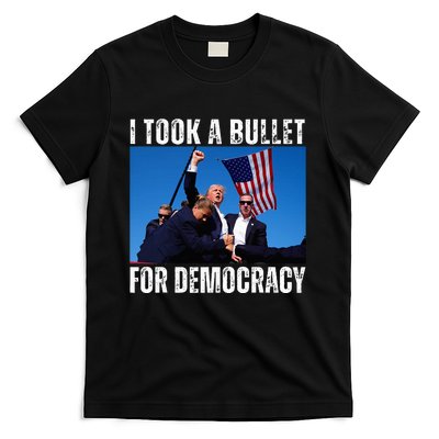 Trump I Took A Bullet For Democracy 2024 T-Shirt