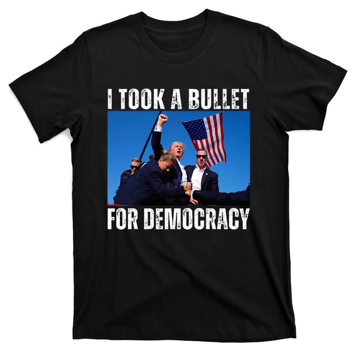 Trump I Took A Bullet For Democracy 2024 T-Shirt