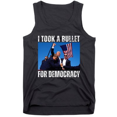 Trump I Took A Bullet For Democracy 2024 Tank Top