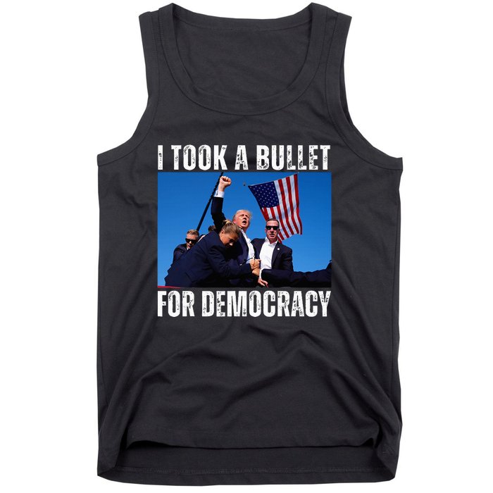 Trump I Took A Bullet For Democracy 2024 Tank Top