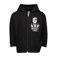 Trump Indict This Toddler Zip Fleece Hoodie