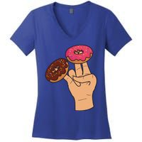 Two In The Pink One In The Stink Funny Shocker Cool Gift Women's V-Neck T-Shirt