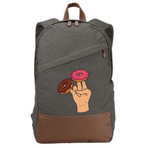 Two In The Pink One In The Stink Funny Shocker Cool Gift Cotton Canvas Backpack