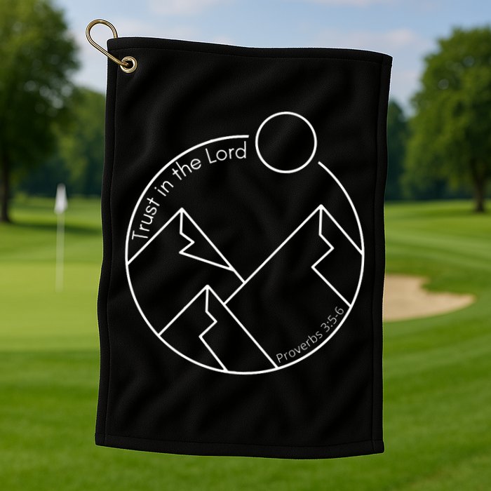 Trust In The Lord Proverbs 3:56 Golf Towel