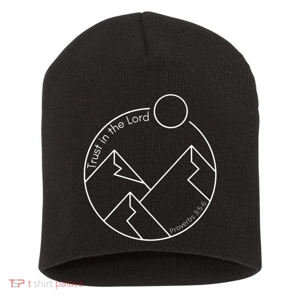 Trust In The Lord Proverbs 3:56 Short Acrylic Beanie