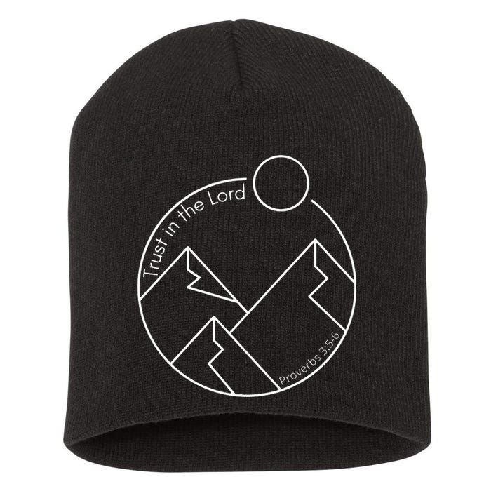 Trust In The Lord Proverbs 3:56 Short Acrylic Beanie