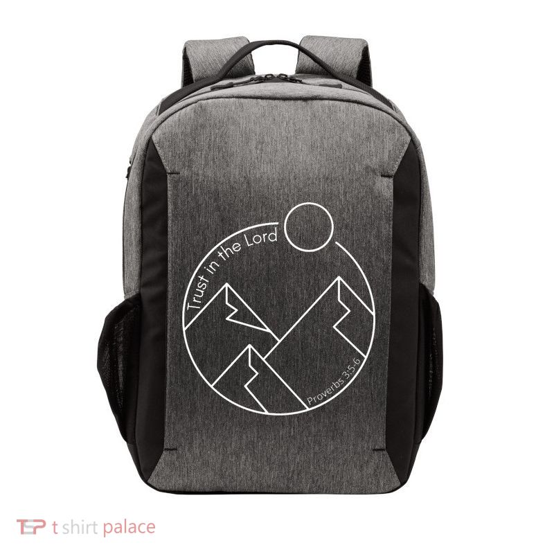 Trust In The Lord Proverbs 3:56 Vector Backpack