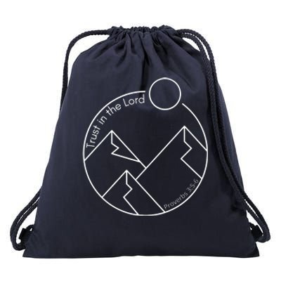 Trust In The Lord Proverbs 3:56 Drawstring Bag