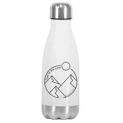 Trust In The Lord Proverbs 3:56 Stainless Steel Insulated Water Bottle