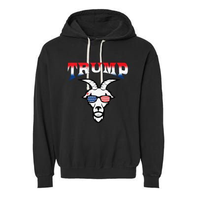 Trump Is The Goat Garment-Dyed Fleece Hoodie