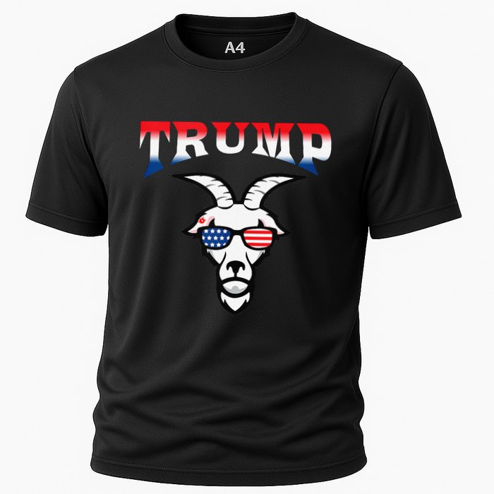 Trump Is The Goat Cooling Performance Crew T-Shirt
