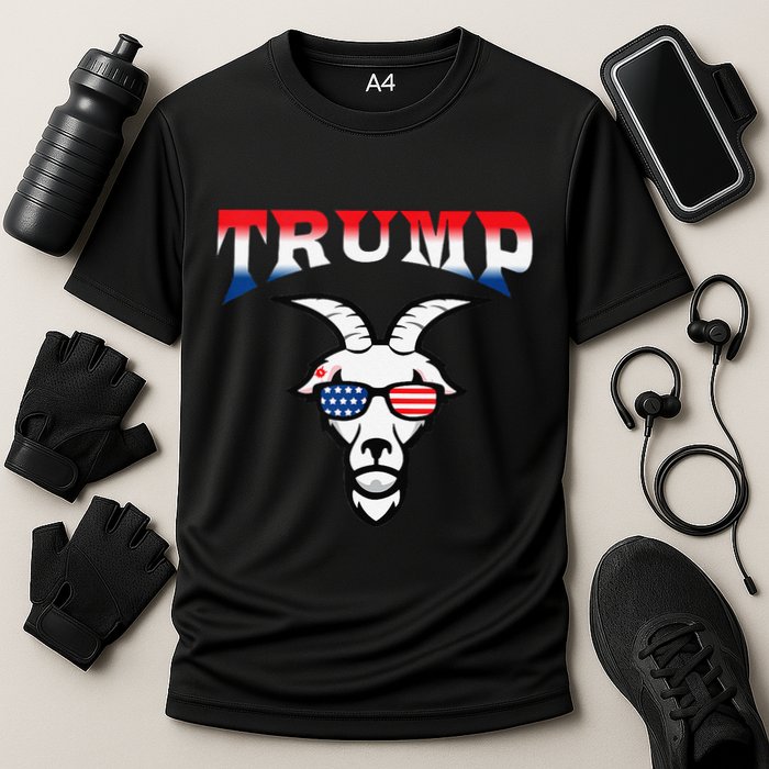 Trump Is The Goat Cooling Performance Crew T-Shirt