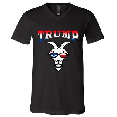 Trump Is The Goat V-Neck T-Shirt