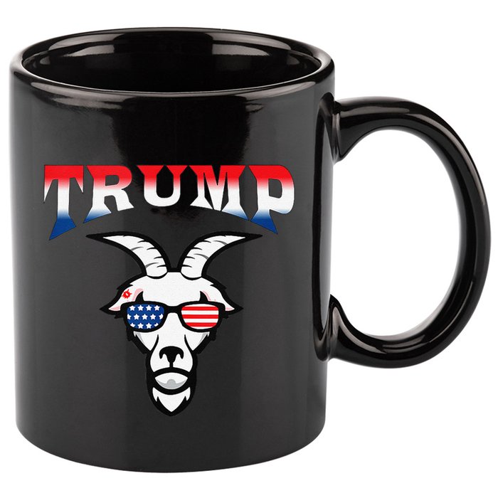 Trump Is The Goat 11oz C Handle Ceramic Mug