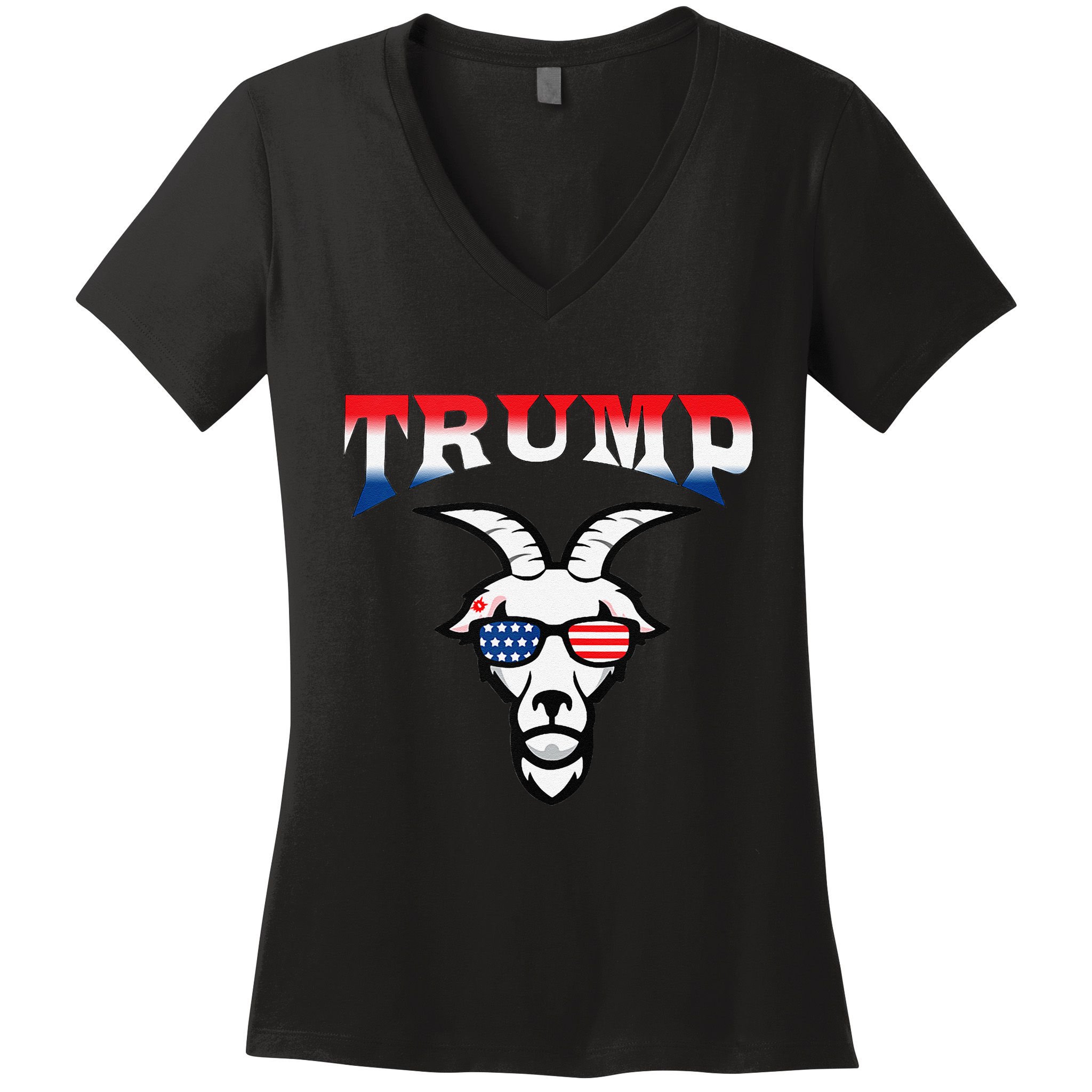 Trump Is The Goat Women's V-Neck T-Shirt