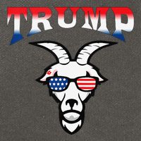 Trump Is The Goat Cotton Canvas Backpack