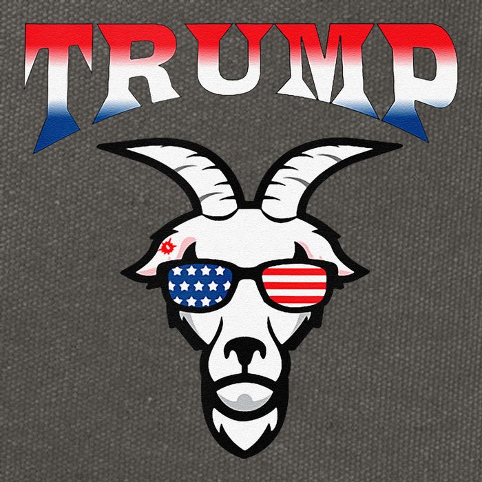 Trump Is The Goat Cotton Canvas Backpack