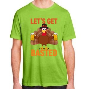 Thanksgiving Ing Team Turkey Lets Get Basted Cool Gift Adult ChromaSoft Performance T-Shirt