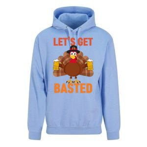 Thanksgiving Ing Team Turkey Lets Get Basted Cool Gift Unisex Surf Hoodie