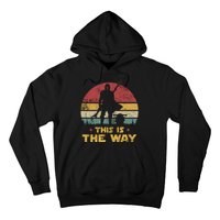 This Is The Way, The Dadalorian Dad Vintage Hoodie