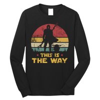 This Is The Way, The Dadalorian Dad Vintage Long Sleeve Shirt