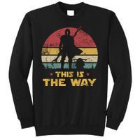 This Is The Way, The Dadalorian Dad Vintage Sweatshirt