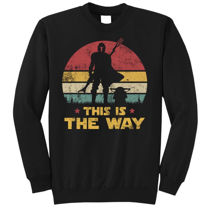 This Is The Way, The Dadalorian Dad Vintage Sweatshirt