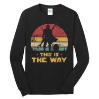 This Is The Way, The Dadalorian Dad Vintage Tall Long Sleeve T-Shirt