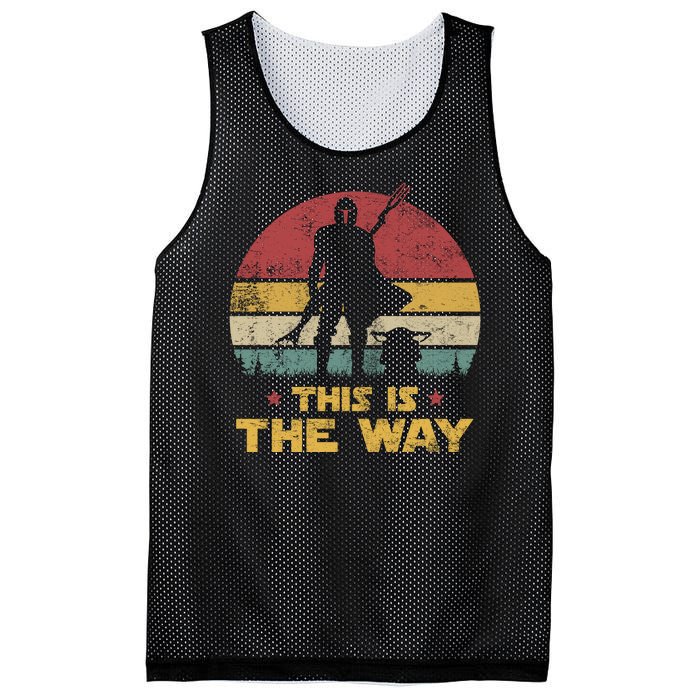 This Is The Way, The Dadalorian Dad Vintage Mesh Reversible Basketball Jersey Tank