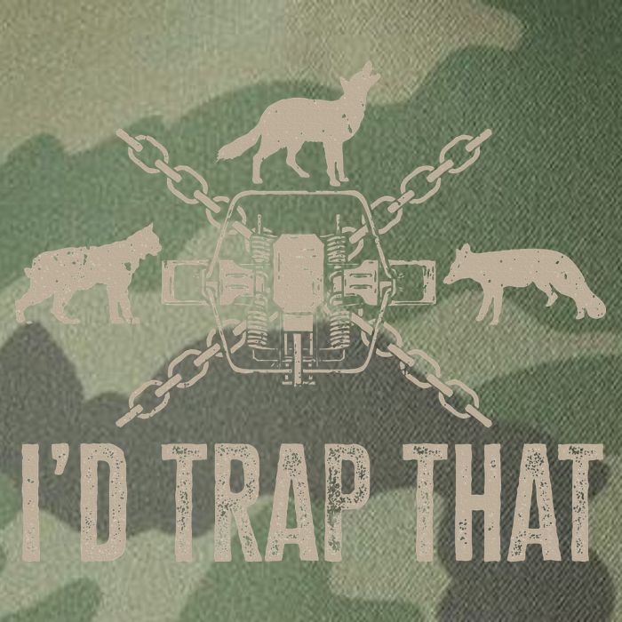 Trapping ID Trap That Trap Hunting Trapper Legacy Tie Dye Trucker Hat