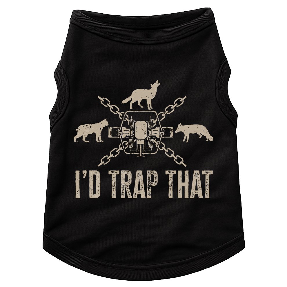 Trapping ID Trap That Trap Hunting Trapper Doggie Tank