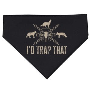 Trapping ID Trap That Trap Hunting Trapper USA-Made Doggie Bandana