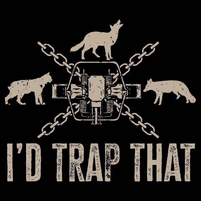 Trapping ID Trap That Trap Hunting Trapper Sustainable Bucket Hat