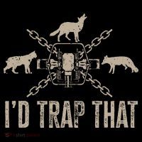Trapping ID Trap That Trap Hunting Trapper Hooded Wearable Blanket