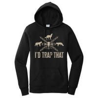 Trapping ID Trap That Trap Hunting Trapper Women's Pullover Hoodie