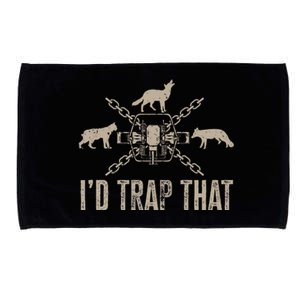 Trapping ID Trap That Trap Hunting Trapper Microfiber Hand Towel