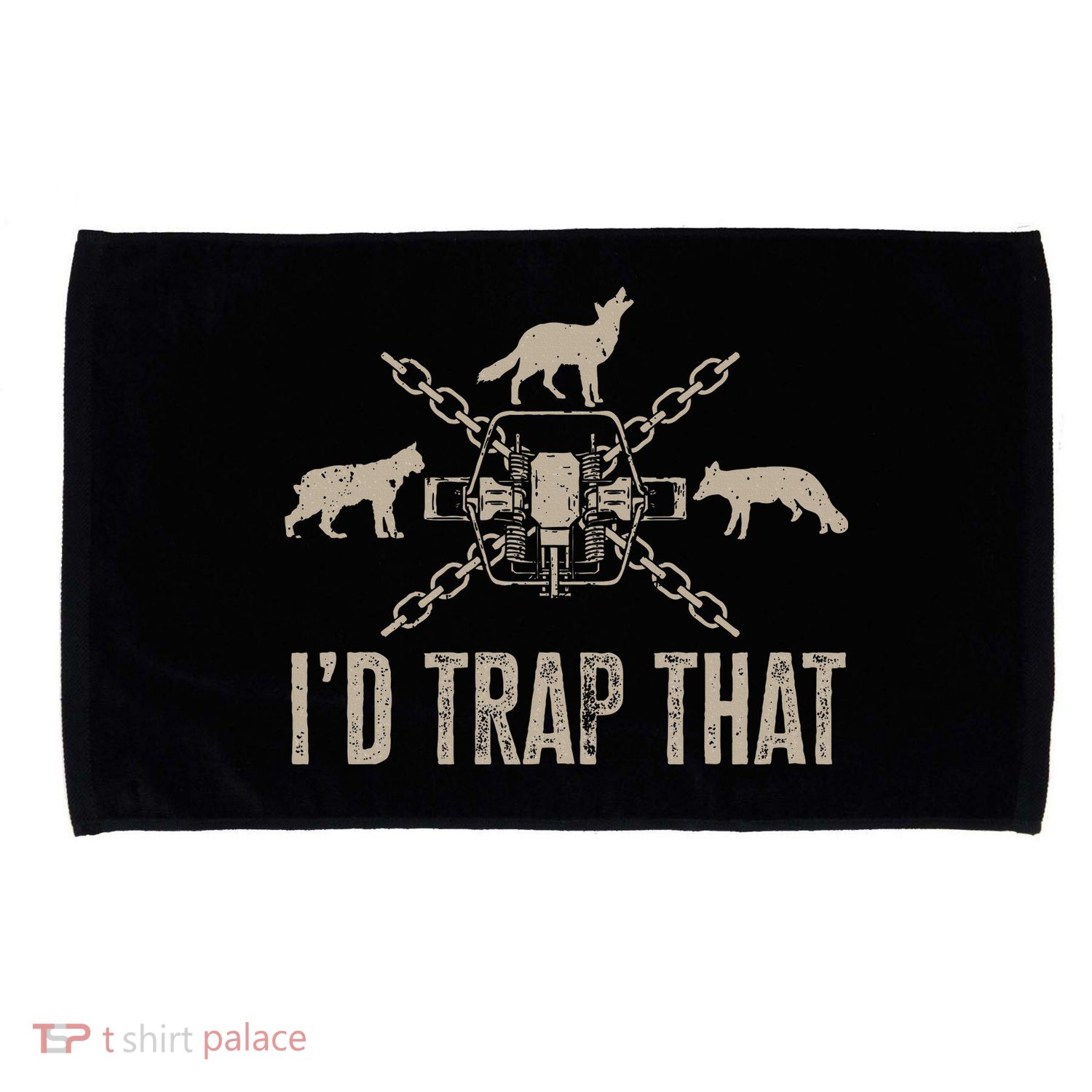 Trapping ID Trap That Trap Hunting Trapper Microfiber Hand Towel