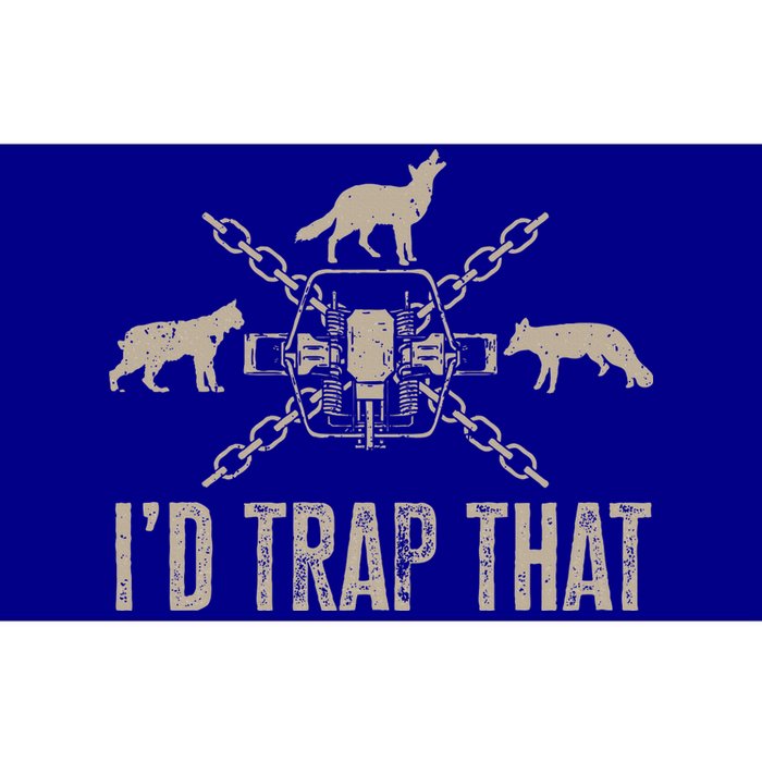 Trapping ID Trap That Trap Hunting Trapper Bumper Sticker