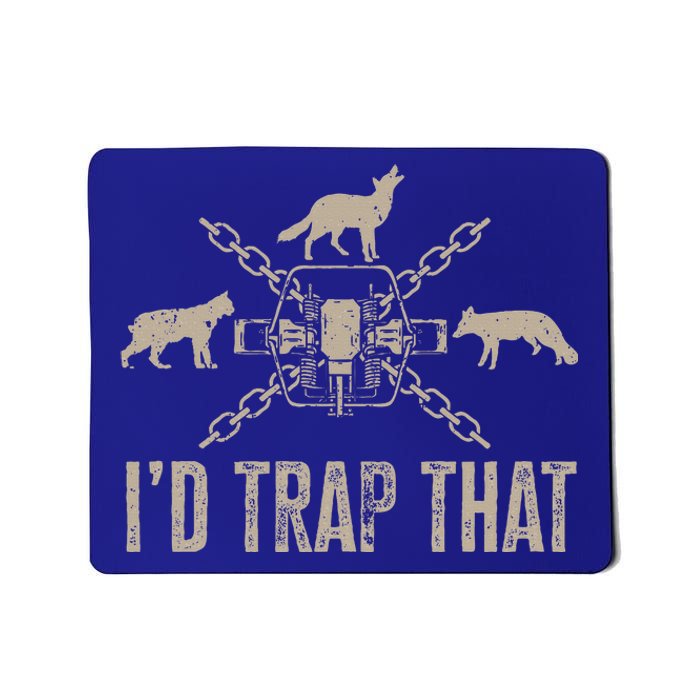 Trapping ID Trap That Trap Hunting Trapper Mousepad